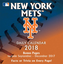 Turner 2018 MLB New York Mets Box Calendar