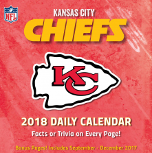 Turner 2018 NFL Kansas City Chiefs Box Calendar