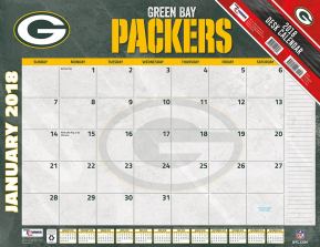 Turner 2018 NFL Green Bay Packers Desk Calendar