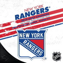Turner 2018 NHL New York Rangers Box Calendar