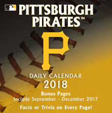 Turner 2018 NBA Pittsburgh Pirates Box Calendar