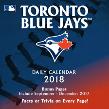 Turner 2018 MLB Toronto Blue Jays Box Calendar
