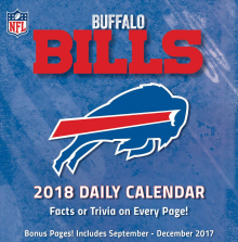 Turner 2018 NFL Buffalo Bills Box Calendar