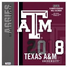 Turner 2018 Texas A&M Aggies Wall Calendar