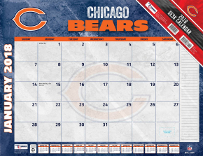 Turner 2018 NFL Chicago Bears Desk Calendar