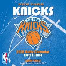 Turner 2018 NBA New York Knicks Box Calendar