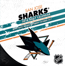 Turner 2018 NHL San Jose Sharks Box Calendar