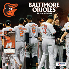 Turner 2018 MLB Baltimore Orioles Wall Calendar
