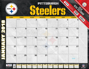 Turner 2018 NFL Pittsburgh Steelers Desk Calendar
