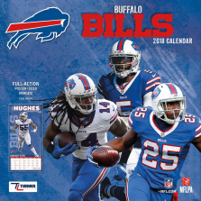 Turner 2018 NFL Buffalo Bills Wall Calendar