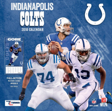 Turner 2018 NFL Indianapolis Colts Wall Calendar