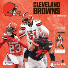 Turner 2018 NFL Cleveland Browns Wall Calendar