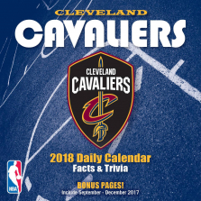 Turner 2018 NBA Cleveland Cavaliers Box Calendar