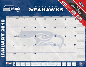 Turner 2018 NFL Seattle Seahawks Desk Calendar
