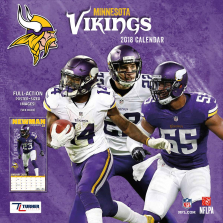 Turner 2018 NFL Minnesota Vikings Wall Calendar