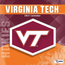 Turner 2017 NCAA Virginia Tech Hokies Wall Calendar