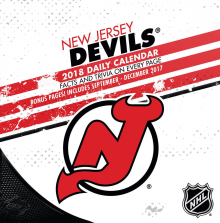 Turner 2018 NHL New Jersey Devils Box Calendar
