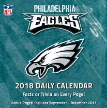 Turner 2018 NFL Philadelphia Eagles Box Calendar