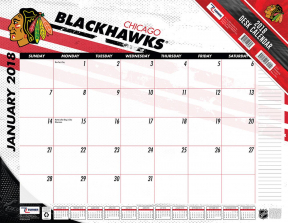 Turner 2018 NHL Chicago Blackhawks Desk Calendar