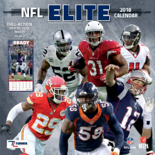Turner 2018 NFL Elite Wall Calendar