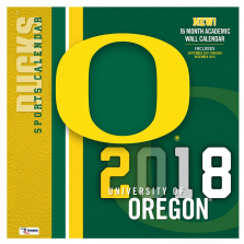 Turner 2018 NCAA Oregon Ducks Wall Calendar