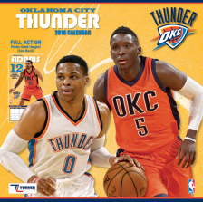 Turner 2018 NBA Oklahoma City Thunder Hawks Wall Calendar