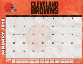 Turner 2018 NFL Cleveland Browns Desk Calendar