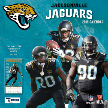 Turner 2018 NFL Jackson Jaguars Wall Calendar