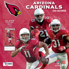 Turner 2018 NFL Arizona Cardinals Wall Calendar