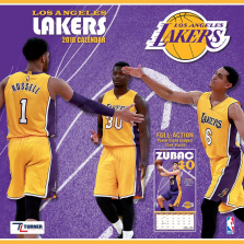 Turner 2018 NBA Los Angeles Lakers Wall Calendar