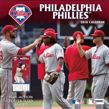 Turner 2018 MLB Philadelphia Phillies Wall Calendar