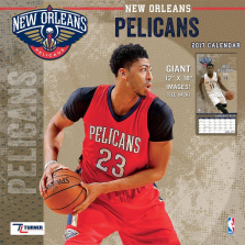 Turner 2017 NBA New Orleans Pelicans Wall Calendar
