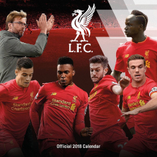 Turner 2018 Liverpool FC Wall Calendar