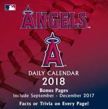 Turner 2018 MLB Los Angeles Angels of Anaheim Box Calendar