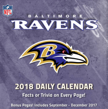 Turner 2018 NFL Baltimore Ravens Box Calendar