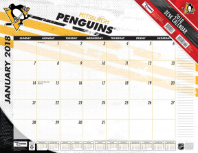 Turner 2018 NHL Pittsburgh Penguins Desk Calendar