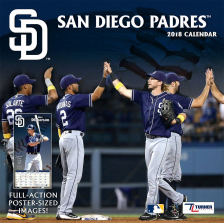 Turner 2018 MLB San Diego Padres Wall Calendar