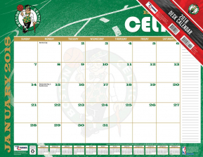 Turner 2018 NBA Boston Celtics Desk Calendar