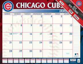Turner 2018 MLB Chicago Cubs Desk Calendar