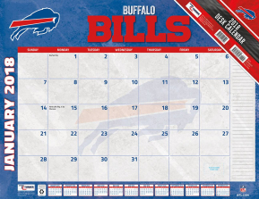 Turner 2018 NFL Buffalo Bills Desk Calendar