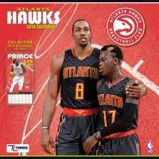 Turner 2018 NBA Atlanta Hawks Wall Calendar