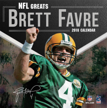 Turner 2018 NFL Greats Brett Favre Wall Calendar