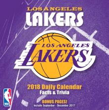 Turner 2018 NBA Los Angeles Lakers Box Calendar