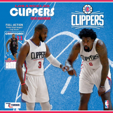 Turner 2018 NBA Los Angeles Clippers Wall Calendar