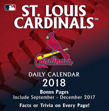 Turner 2018 MLB St. Louis Cardinals Box Calendar