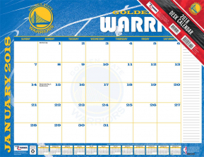 Turner 2018 NBA Golden State Warriors Desk Calendar