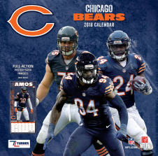 Turner 2018 NFL Chicago Bears Wall Calendar