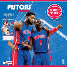 Turner 2018 NBA Detroit Pistons Wall Calendar