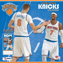 Turner 2018 NBA New York Knicks Wall Calendar