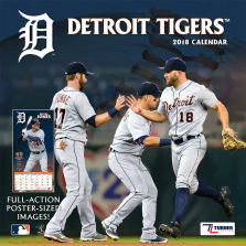 Turner 2018 MLB Detroit Tigers Wall Calendar